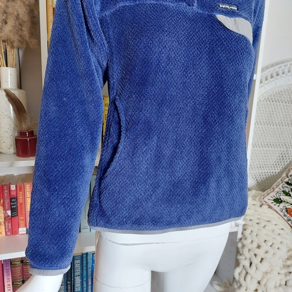 Patagonia Women's Re-Tool Snap T-Pullover Long Sleeve Fleece Jacket P6513 - Picture 5 of 8